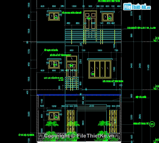 Thiết kế nhà phố,nhà phố,thiết kế nhà phố,Bản vẽ autocad